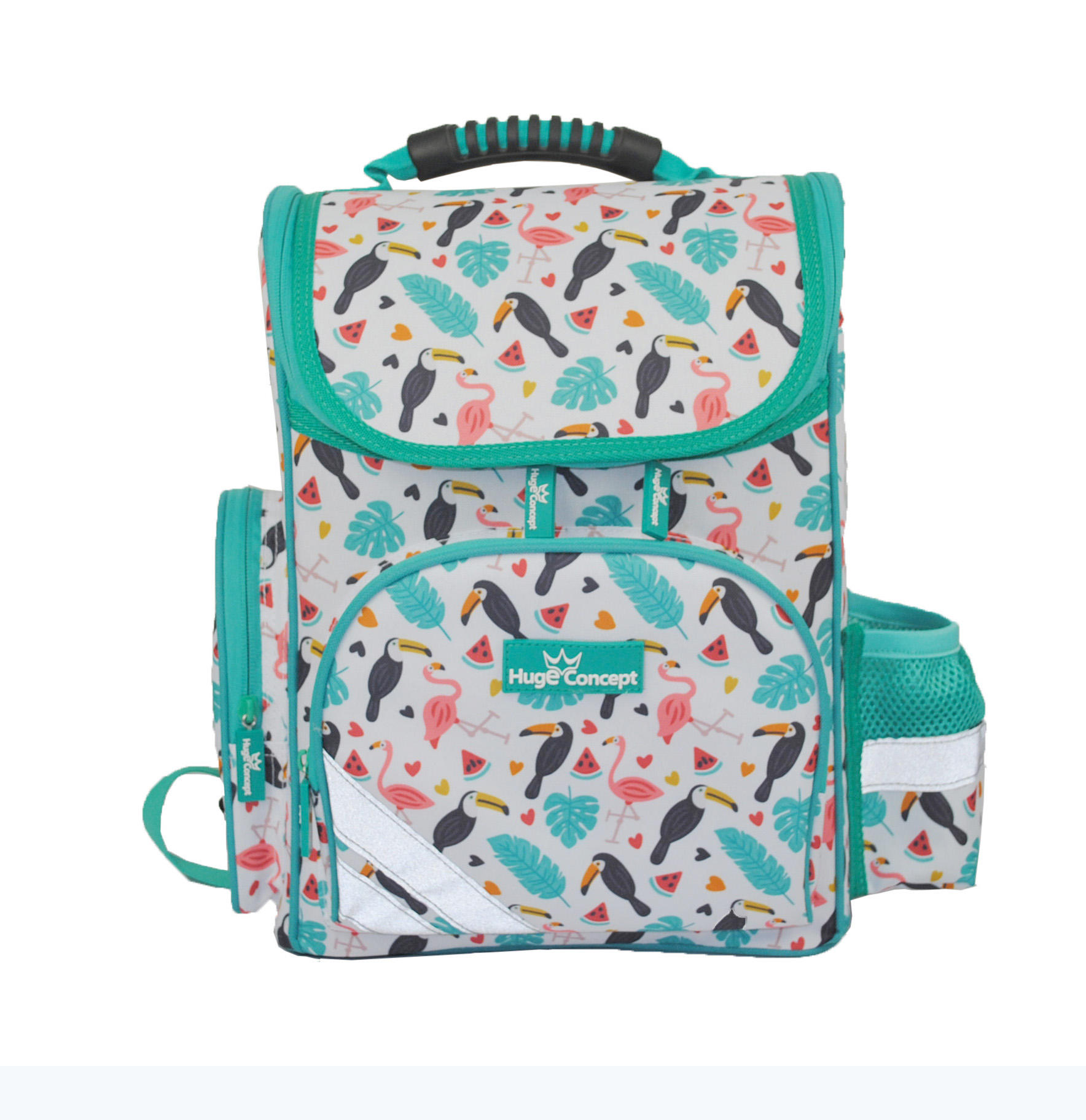 Hot Sale New Design Large Capacity Children Schoolbag High Quality Polyester Double Shoulder Travel Backpack